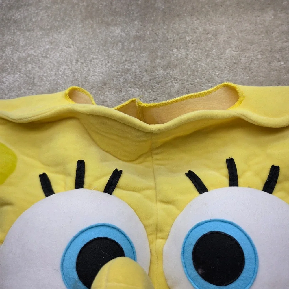 Rubies Spongebob Squarepants Plush Tunic Costume Kids Medium Yellow Nickelodeon